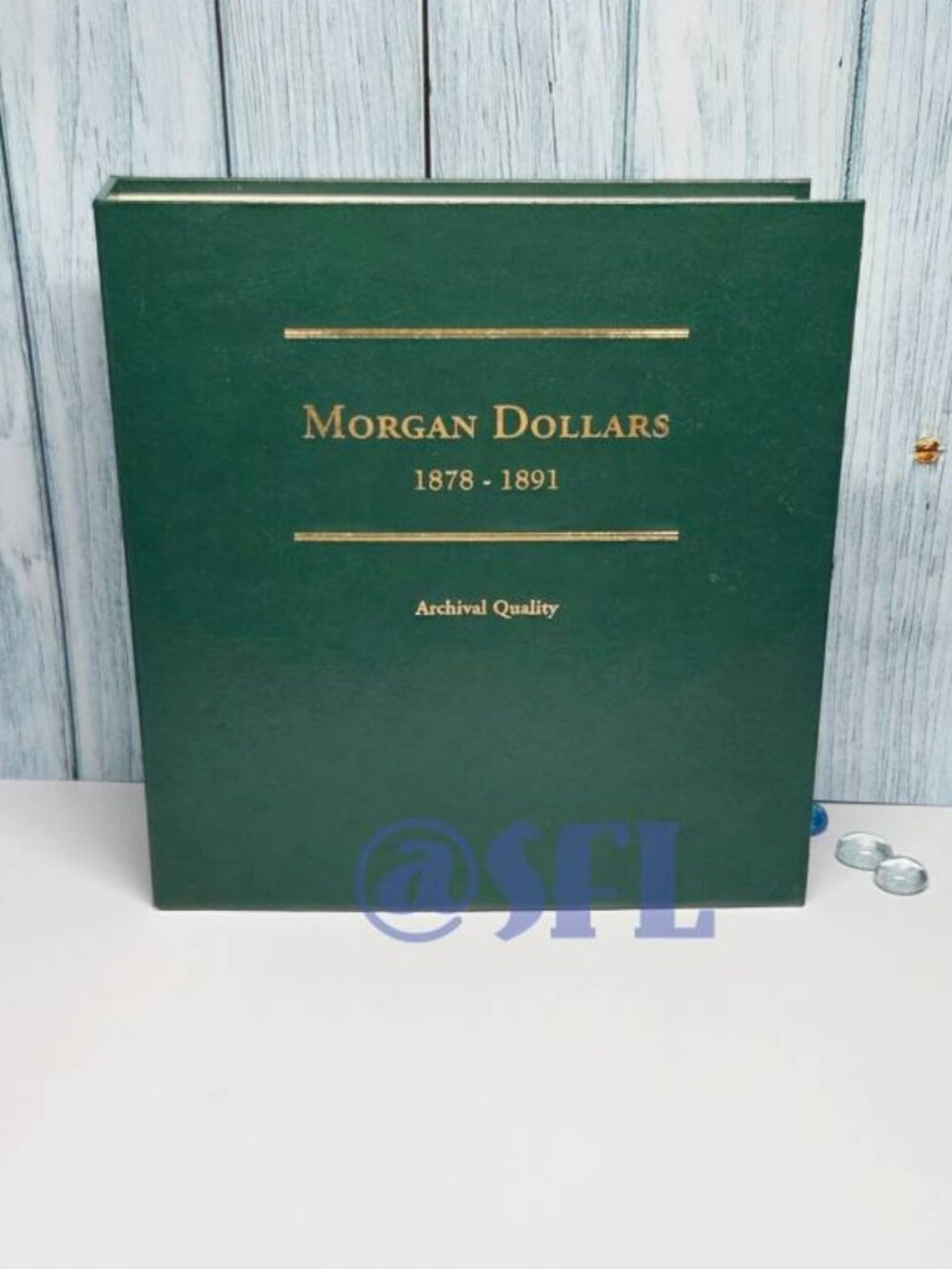 Littleton Morgan Dollars Album Blinder 1878-1891 LCA 8 With 35 Plastic Slides